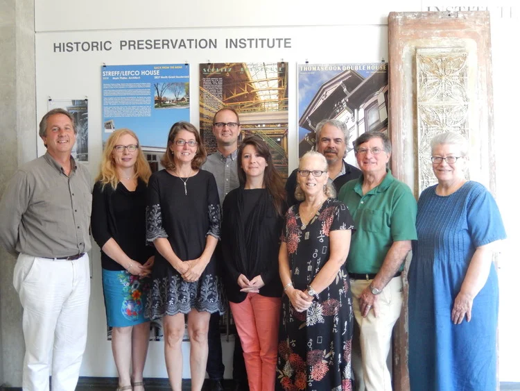 L-R - Matt Jarosz, Sarah Zaske, Annemarie Sawkins, Jason Tish, Anna-Marie Opgenorth, Nancy Finegood, Mark Ernst, Gene Hackbarth, Janet Kreger.
