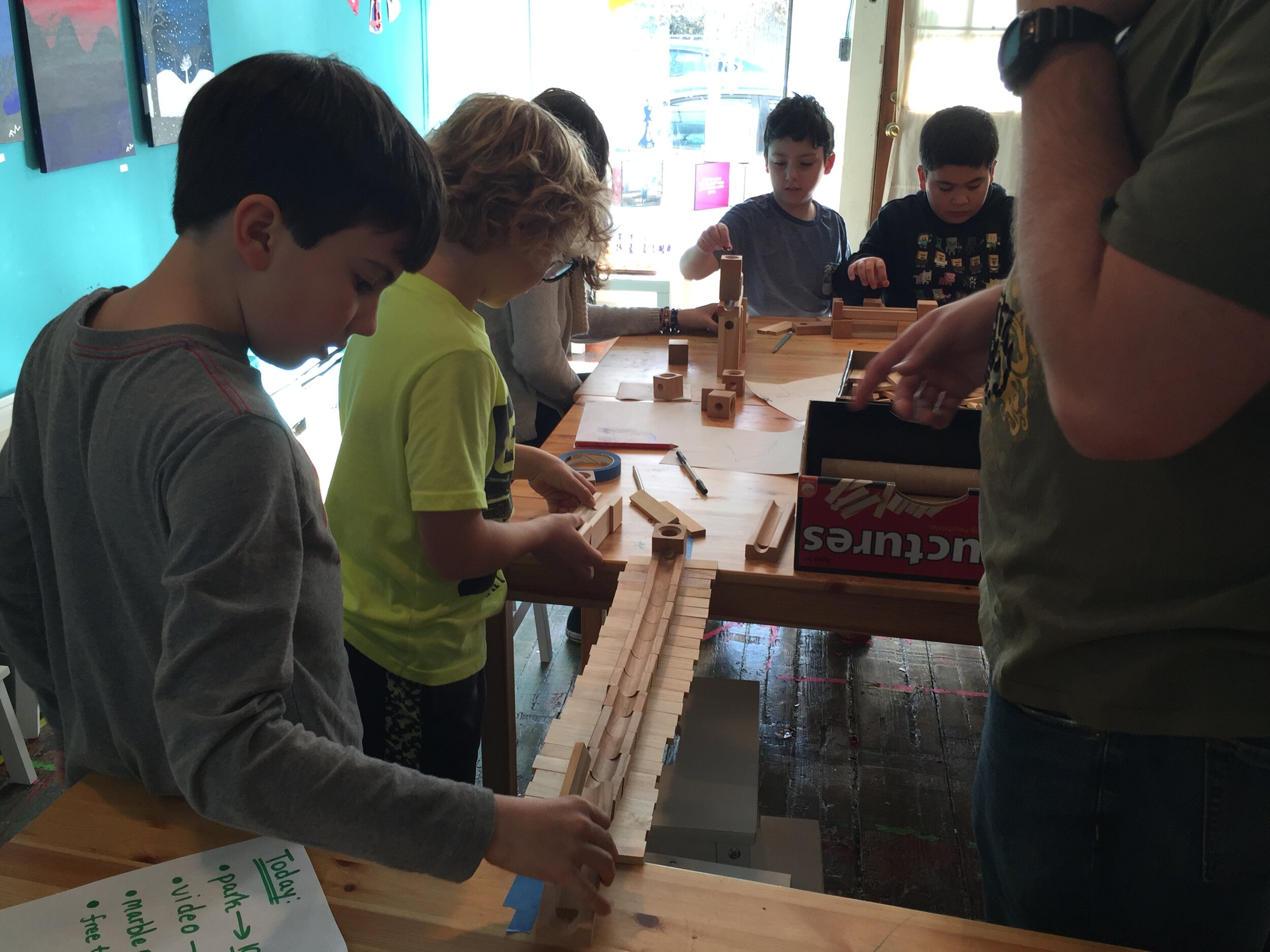 marble run building bridge group B.JPG