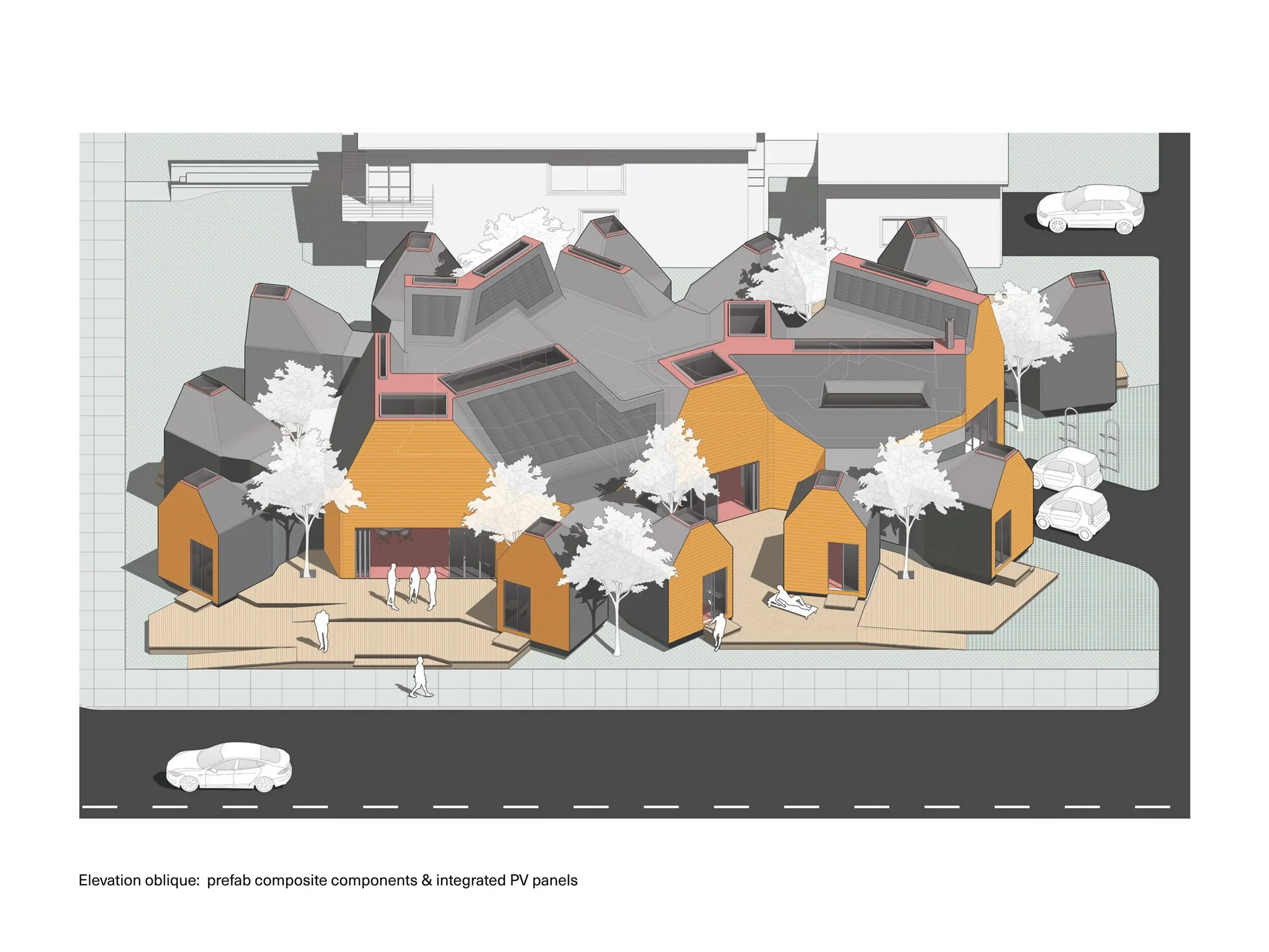 Clustering—faces, platforms, and passages