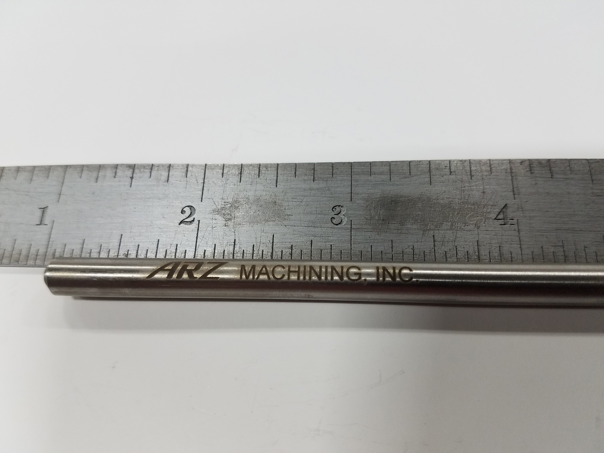 Laser Engraved Part - Material: 304 Stainless Steel