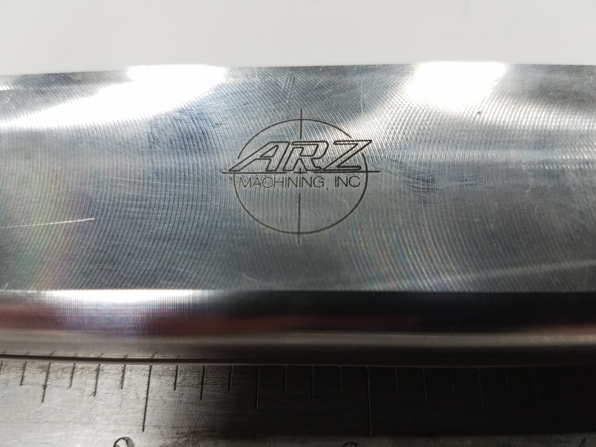 Laser Engraved Part - Material: 6061 Machined Finish