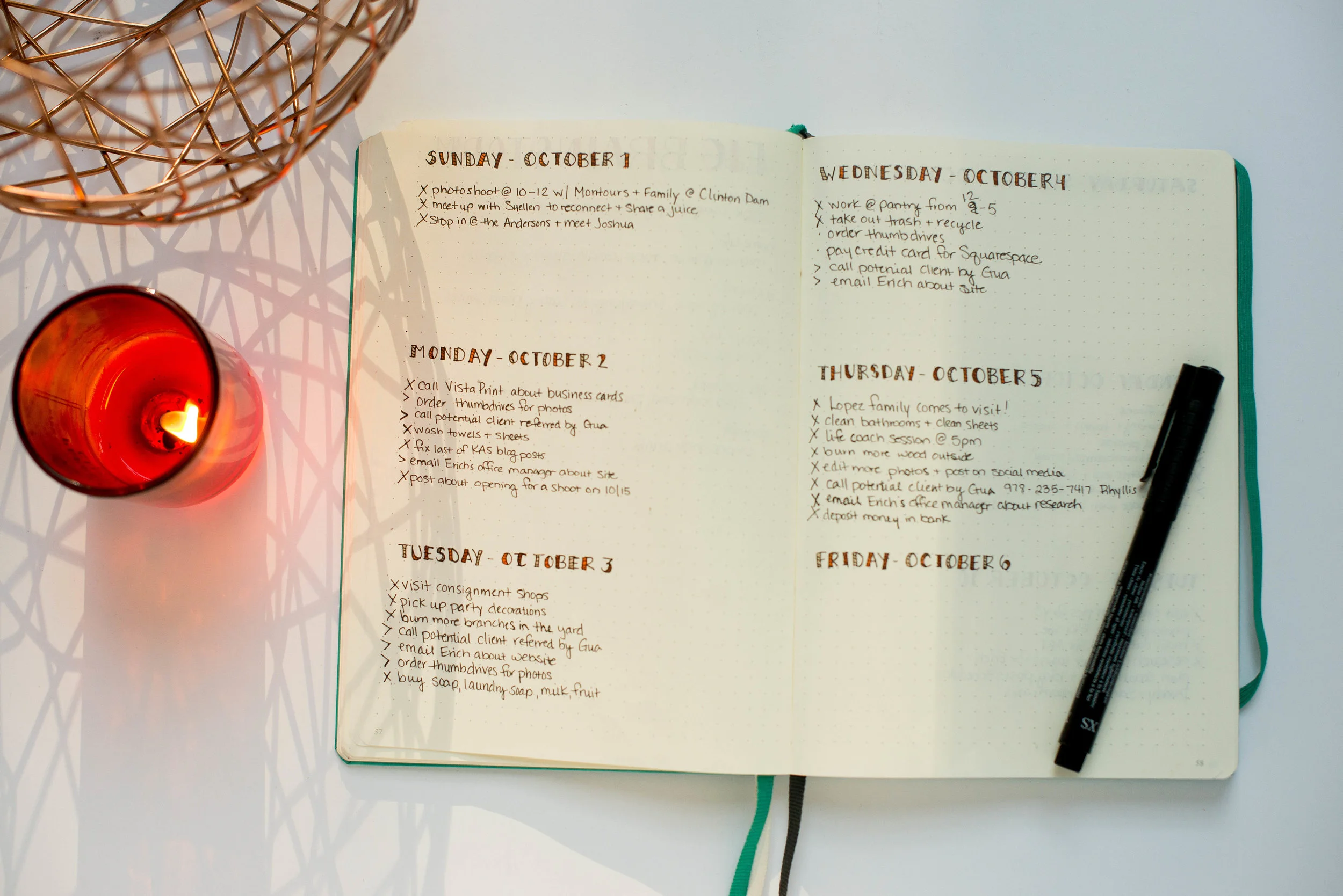 setting priorities and the bullet journal review