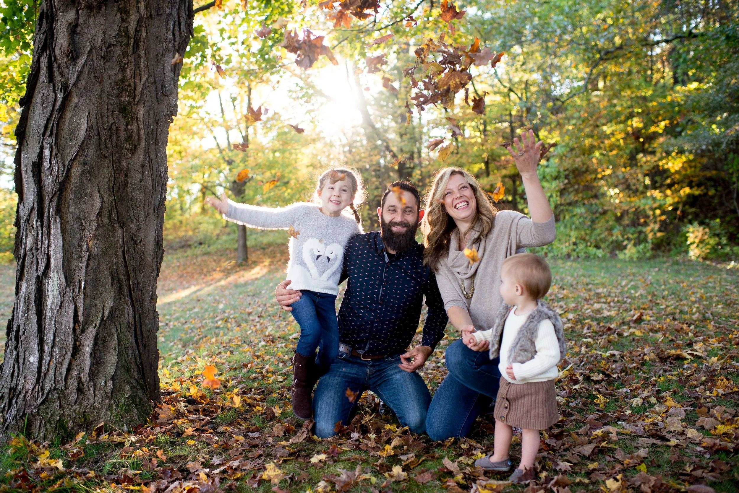 Rail Trail Family Session | West Boylston, MA