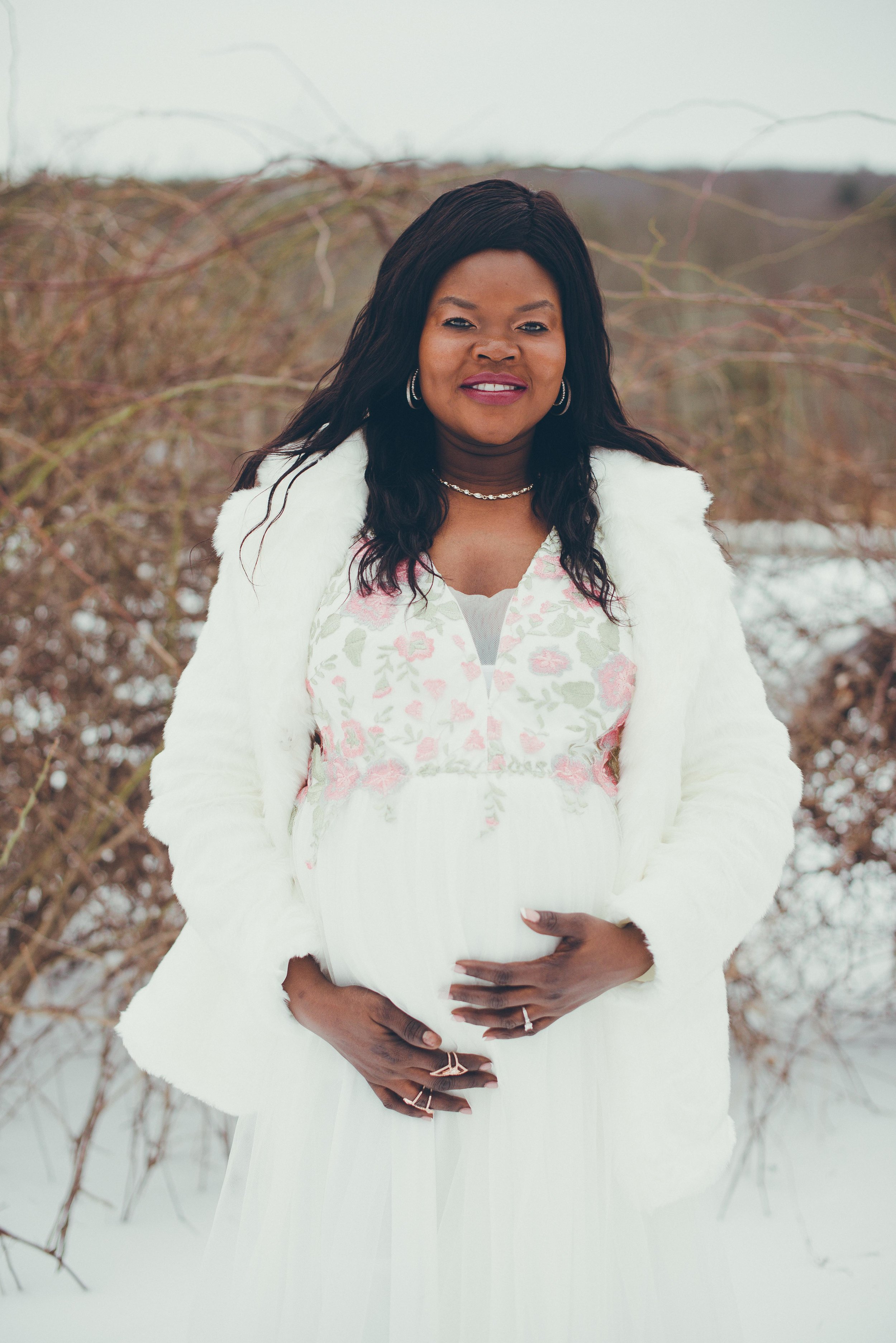 Backyard Maternity Session in Sparrow Bush