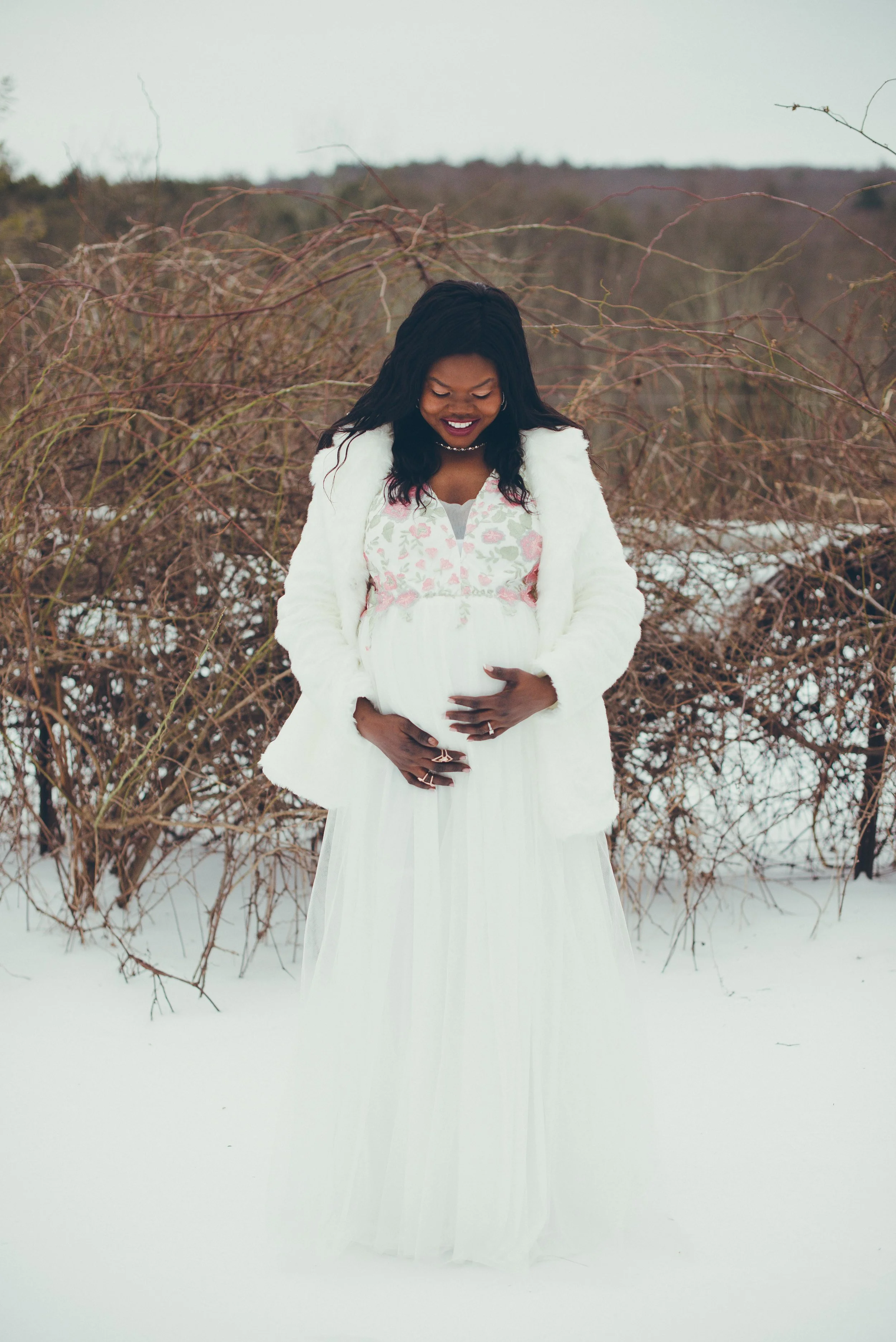 Backyard Maternity Session in Sparrow Bush