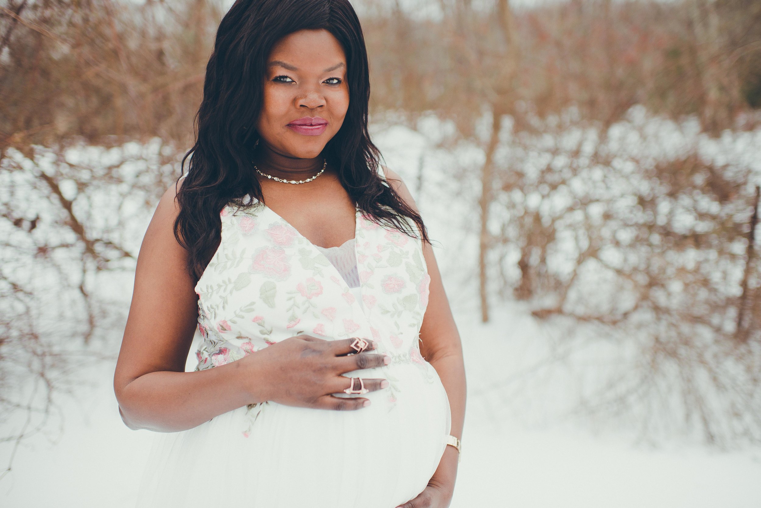 Backyard Maternity Session in Sparrow Bush