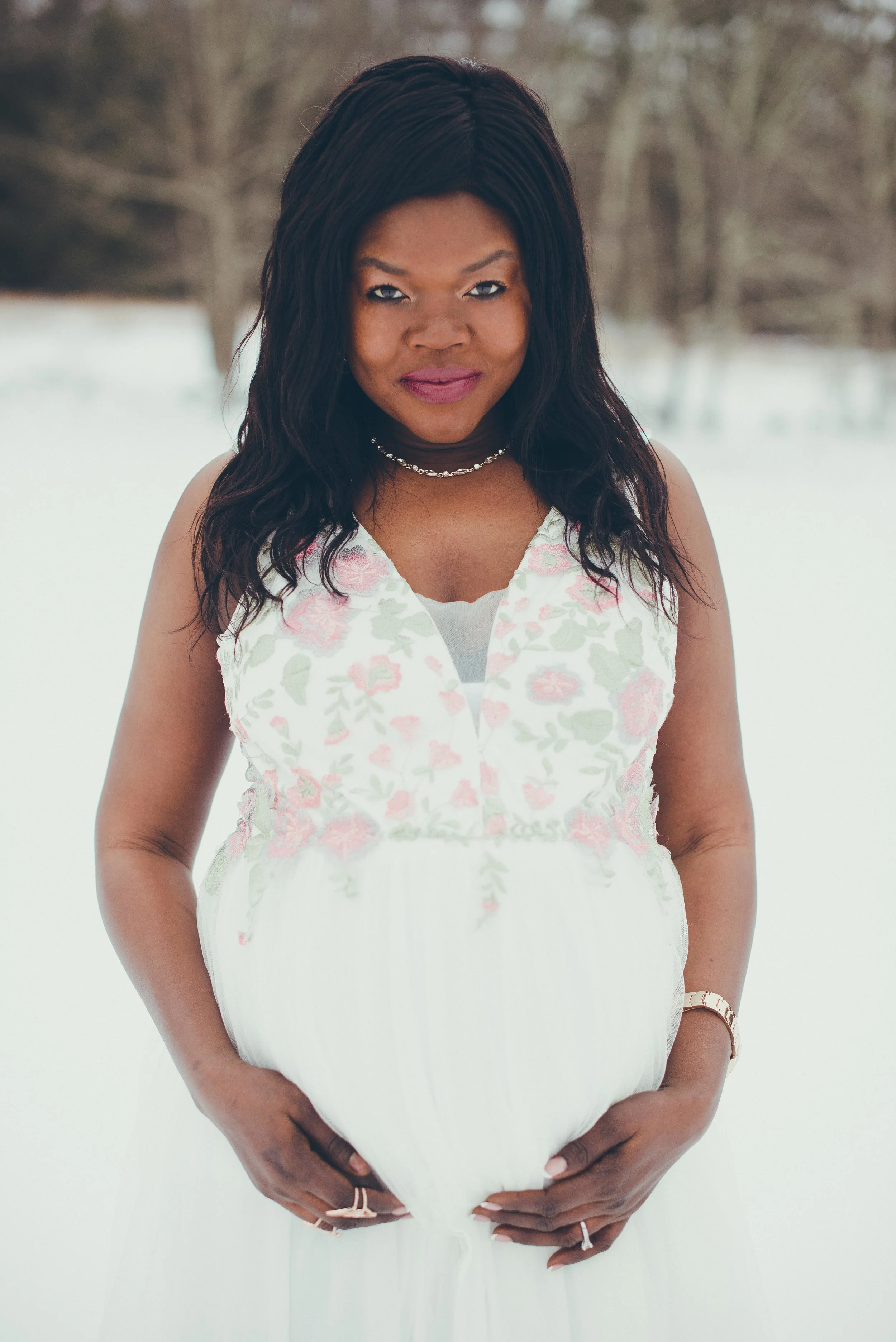 Backyard Maternity Session in Sparrow Bush