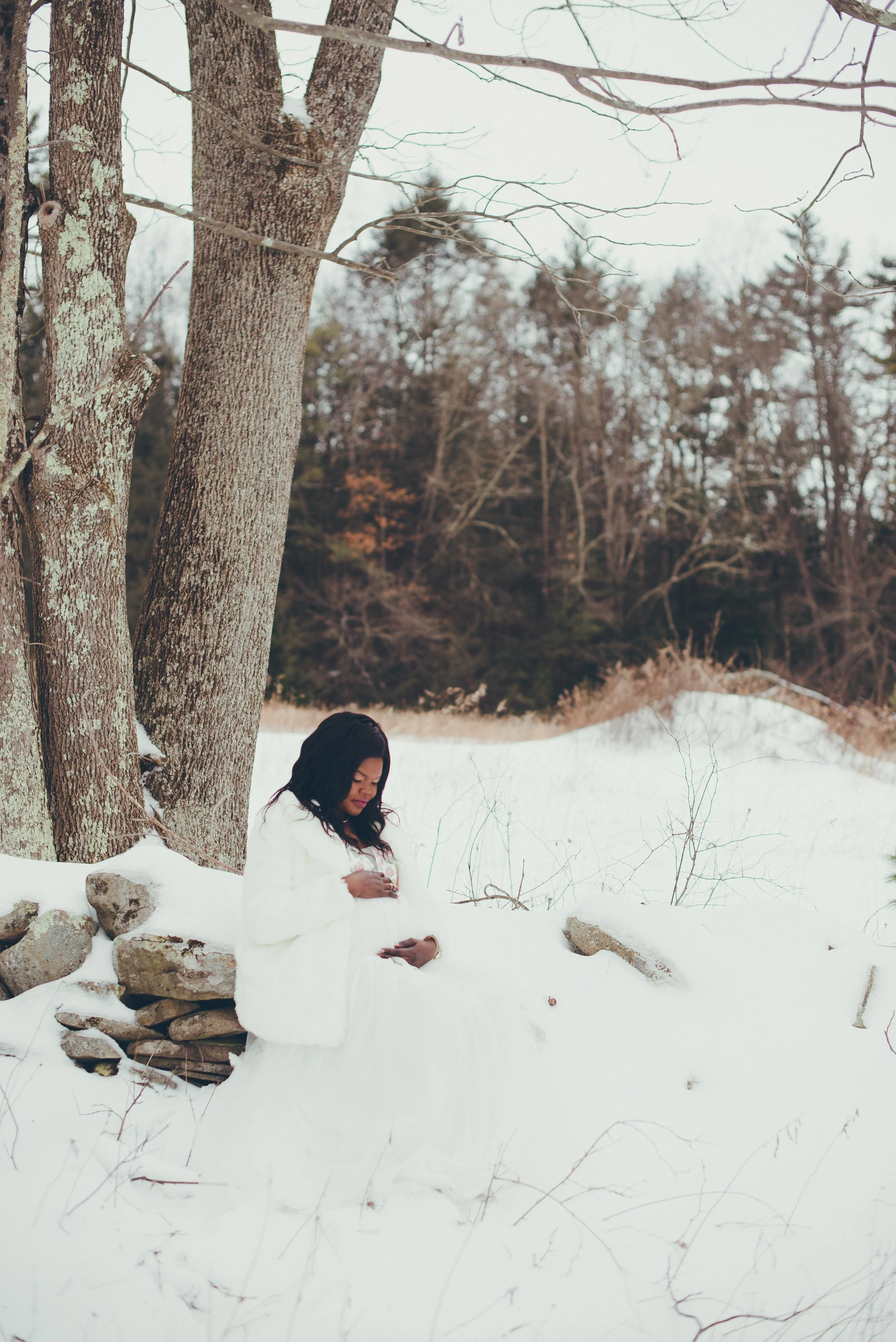 Backyard Maternity Session in Sparrow Bush