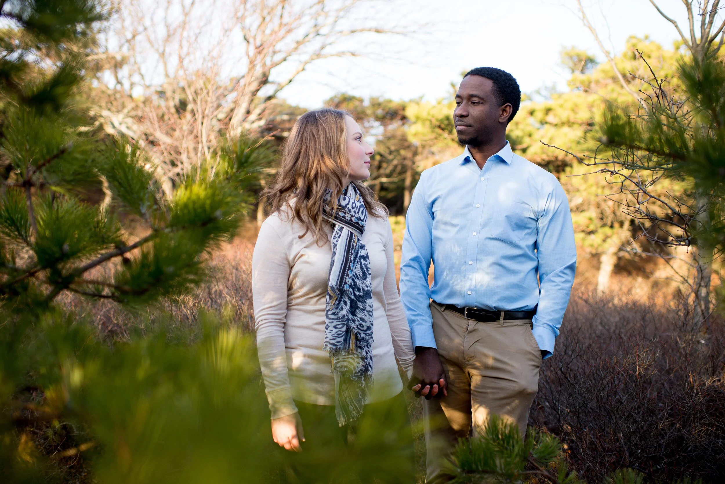 Jenni Delon engagement session Sams Point Hudson Valley NY