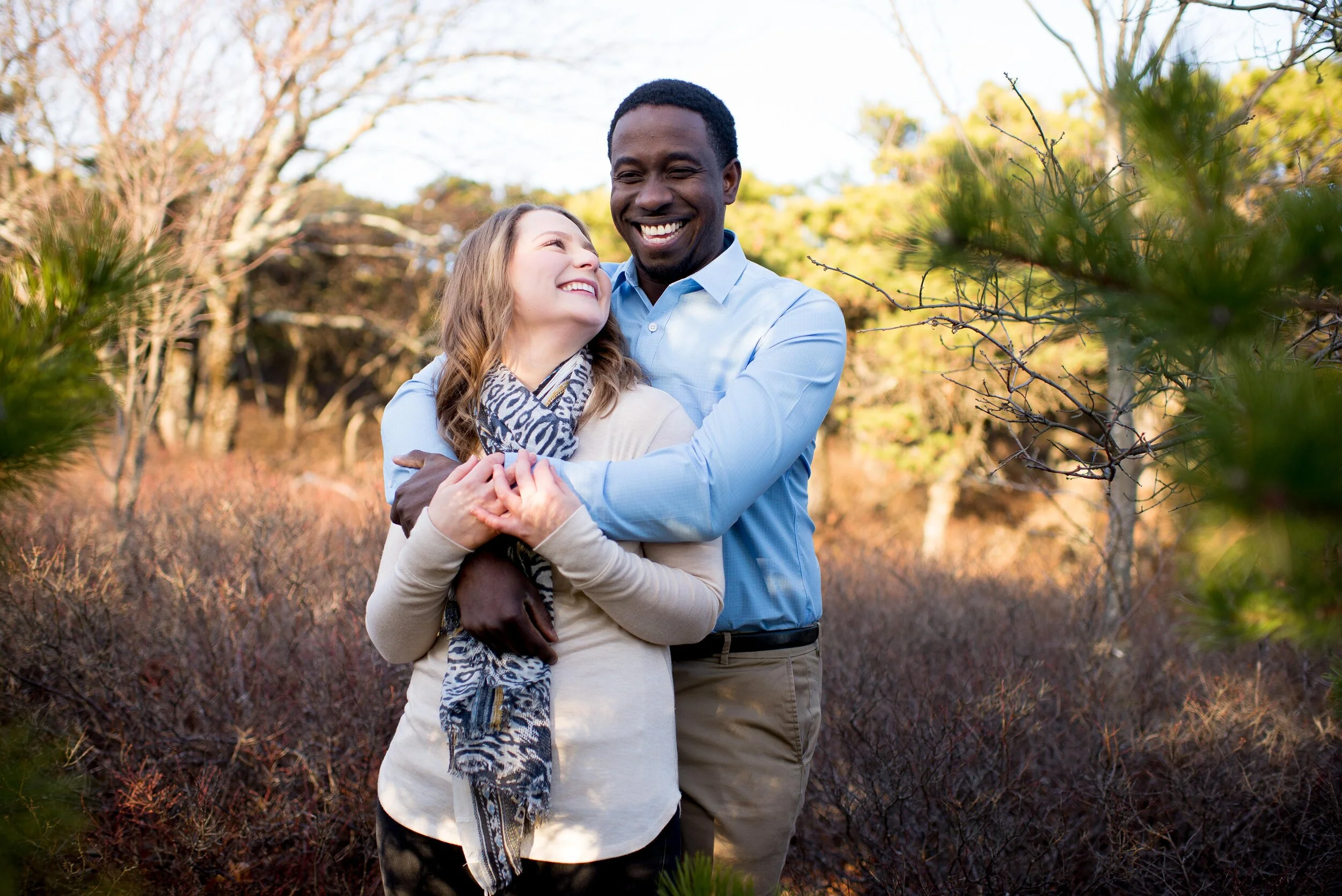 Jenni Delon engagement session Sams Point Hudson Valley NY