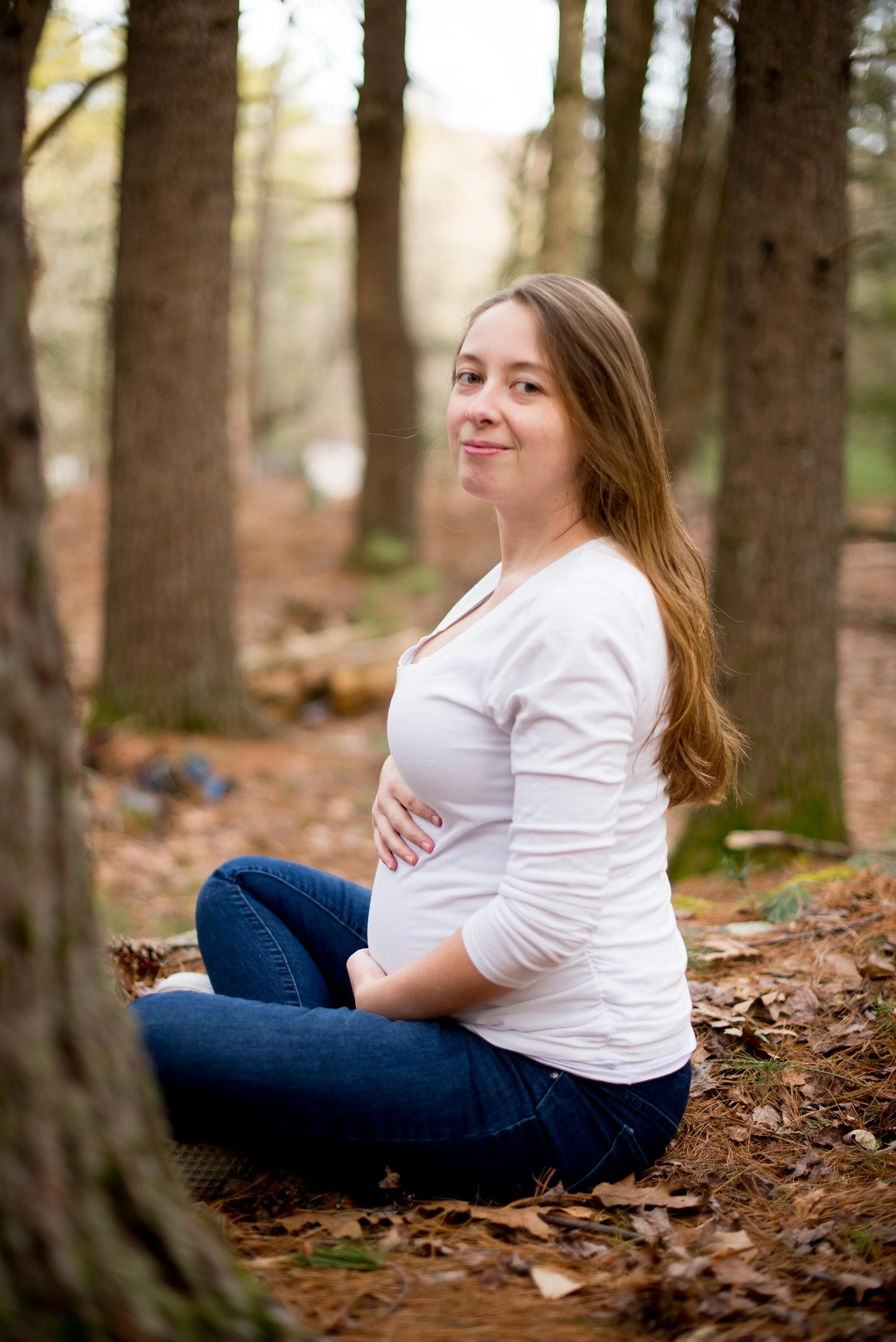 at home maternity session in wurtsboro
