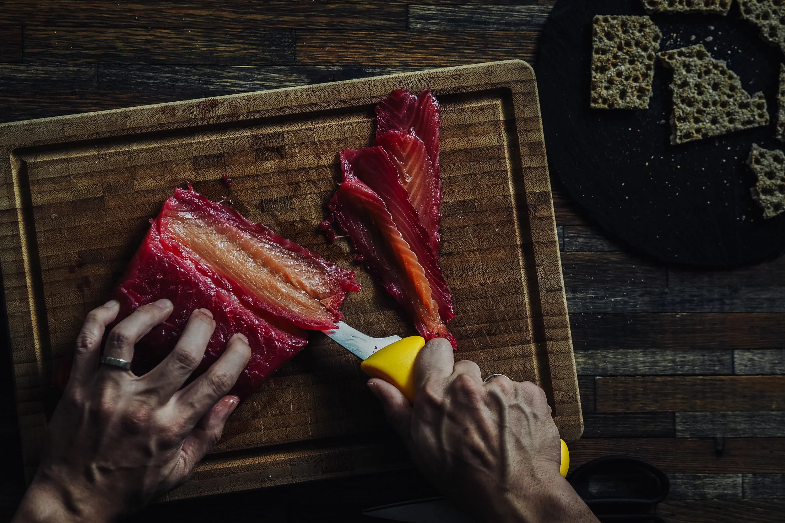 Recipe Vacuum Sealer BeetCured Gravlax — One of Everything