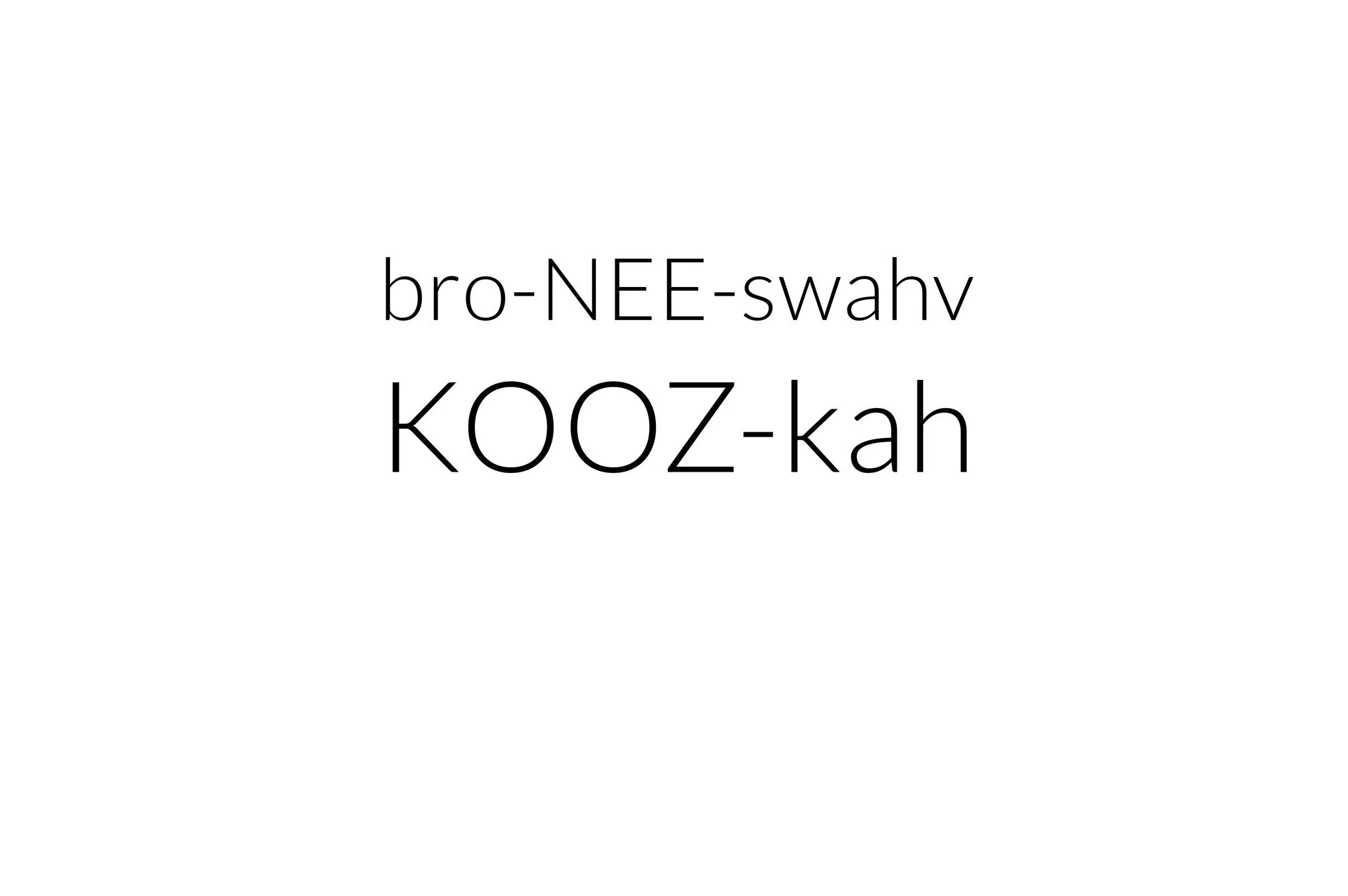 My name is Bronisław K&oacute;zka. Most people know me as Bronek.
For years the full name quietly retreated. The diacritics went with it. Lately I've been reversing that &mdash; signing Bronisław, writing the ł, owning the pronunciation: bro-NEE-swah