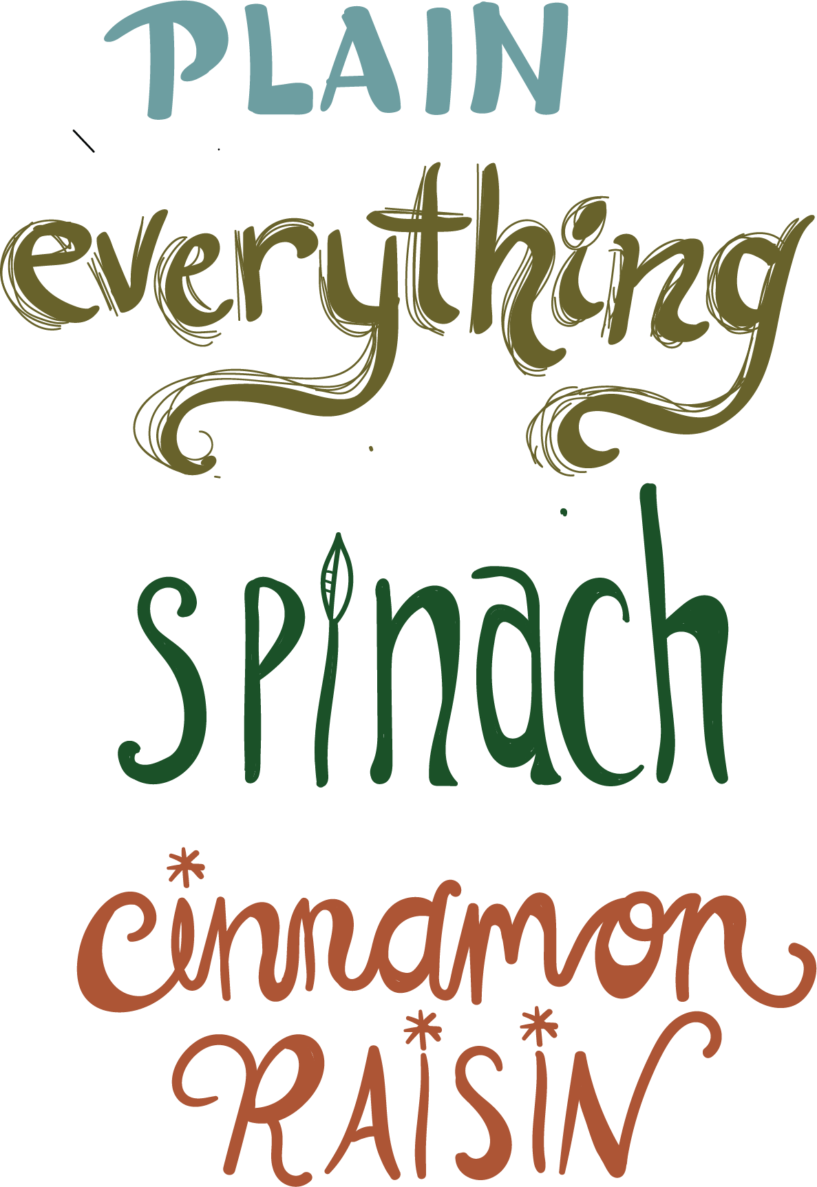 Hand Lettering Akasya Crosier