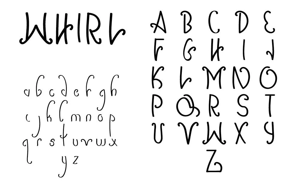Whirl Typeface