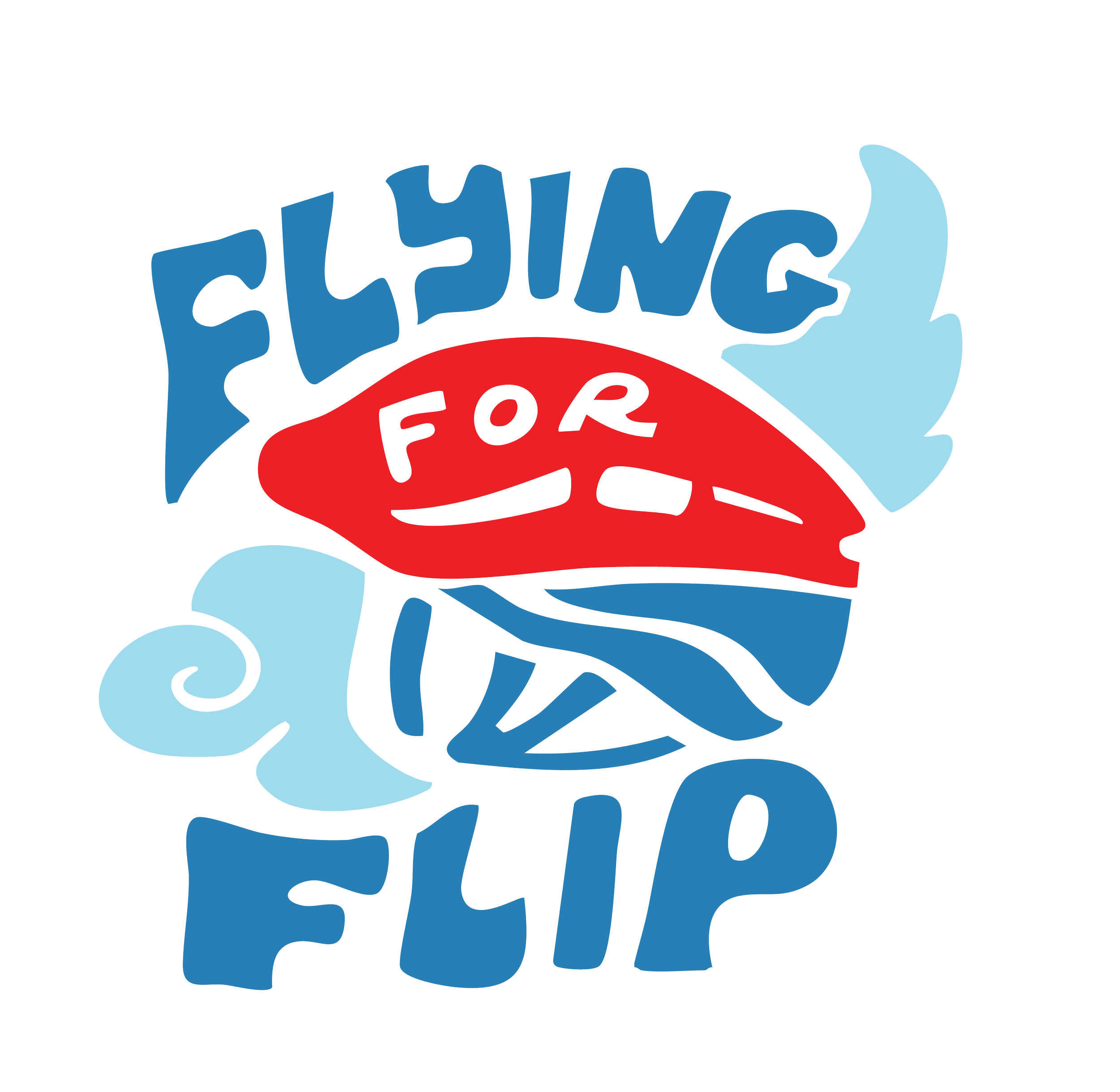 Flying for Flip - Ride for Roswell team logo