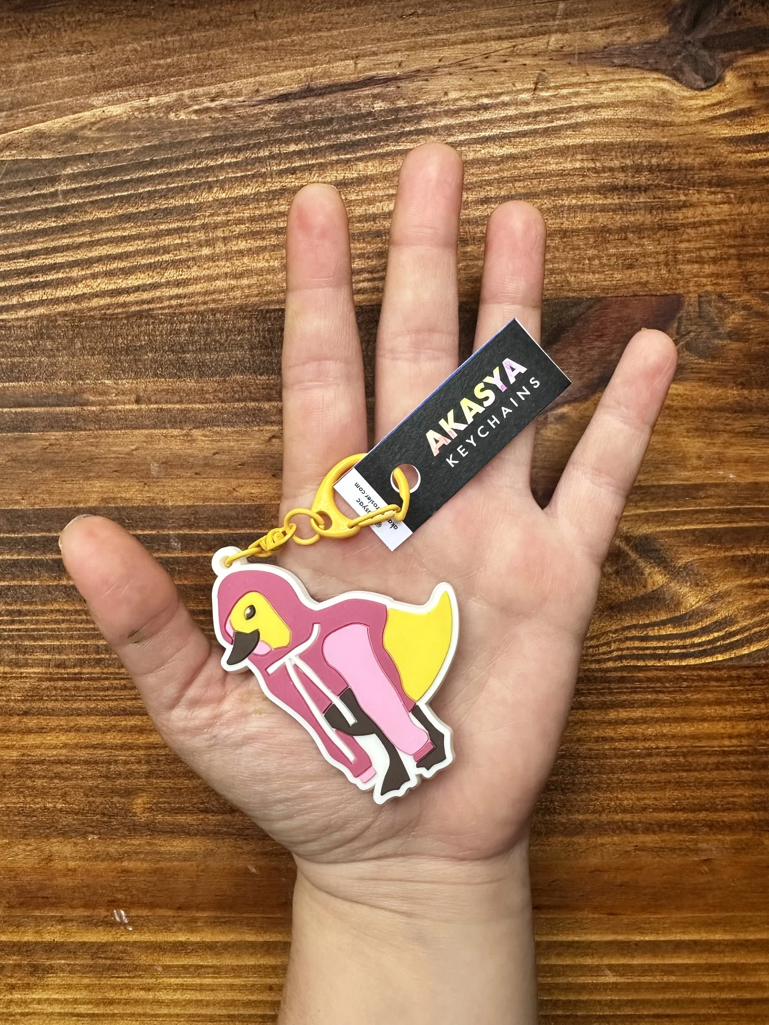 Hoodie Duck Keychain in Hand.jpg