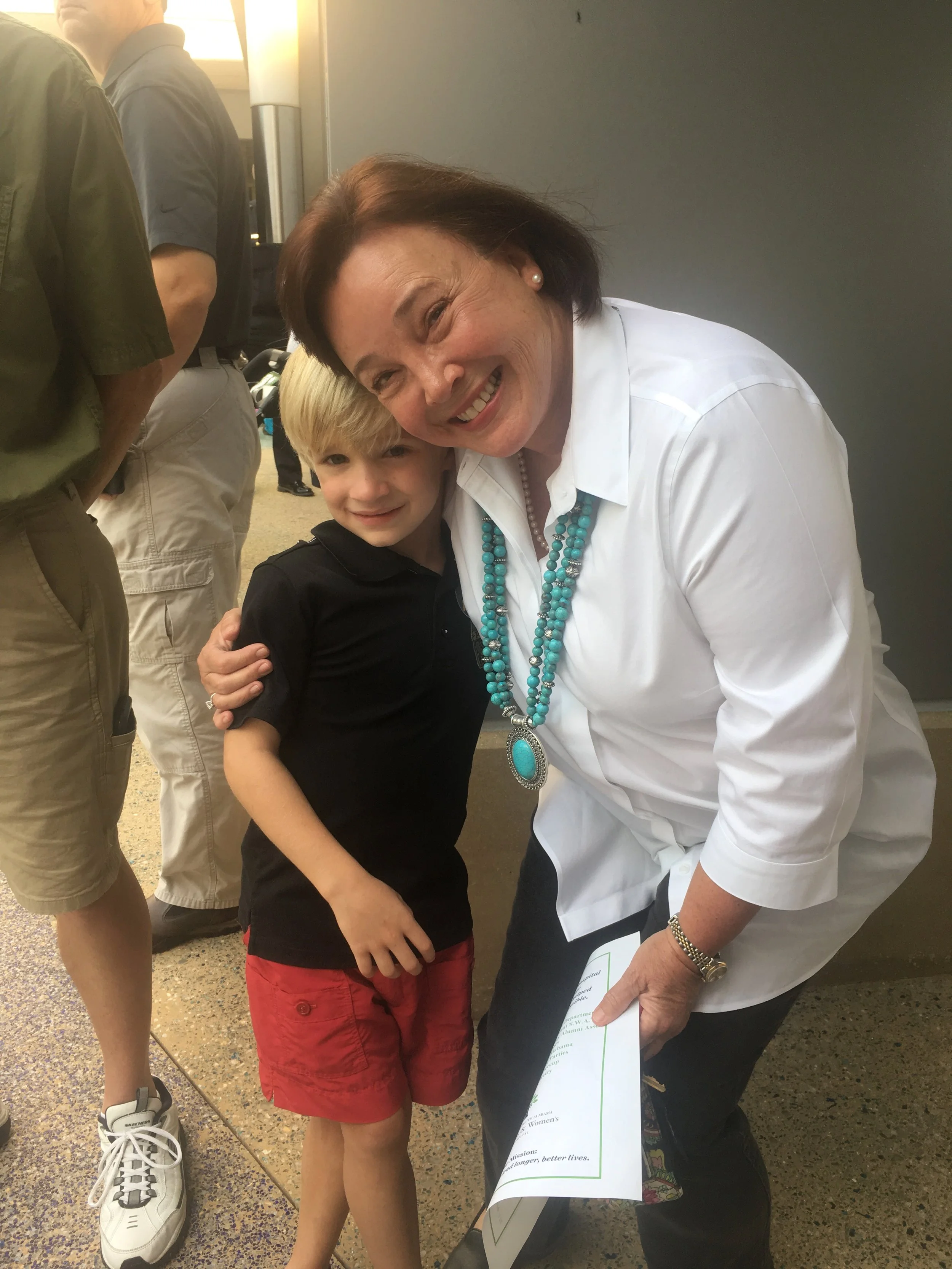In September, USA Children's and Women's had a bell ringing ceremony, to celebrate all of the children who finished cancer treatment within the last year. It was such a FUN event! We are so thankful to have such a great hospital so close to home.