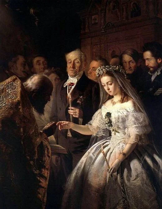 An Arranged Marriage. Vasili Pukirev 1862