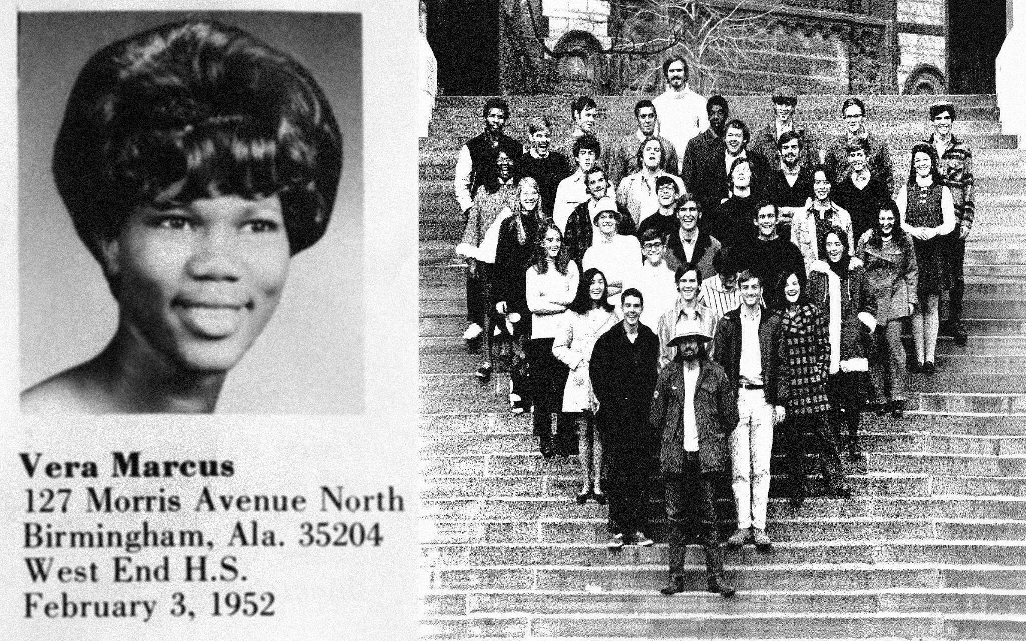 Vera Marcus, first undergraduate African American woman to graduate from the college as a “Princetonian.”