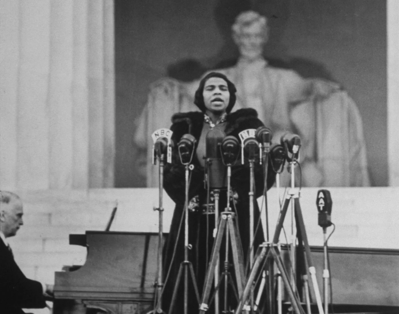 Opera singer Marian Anderson.