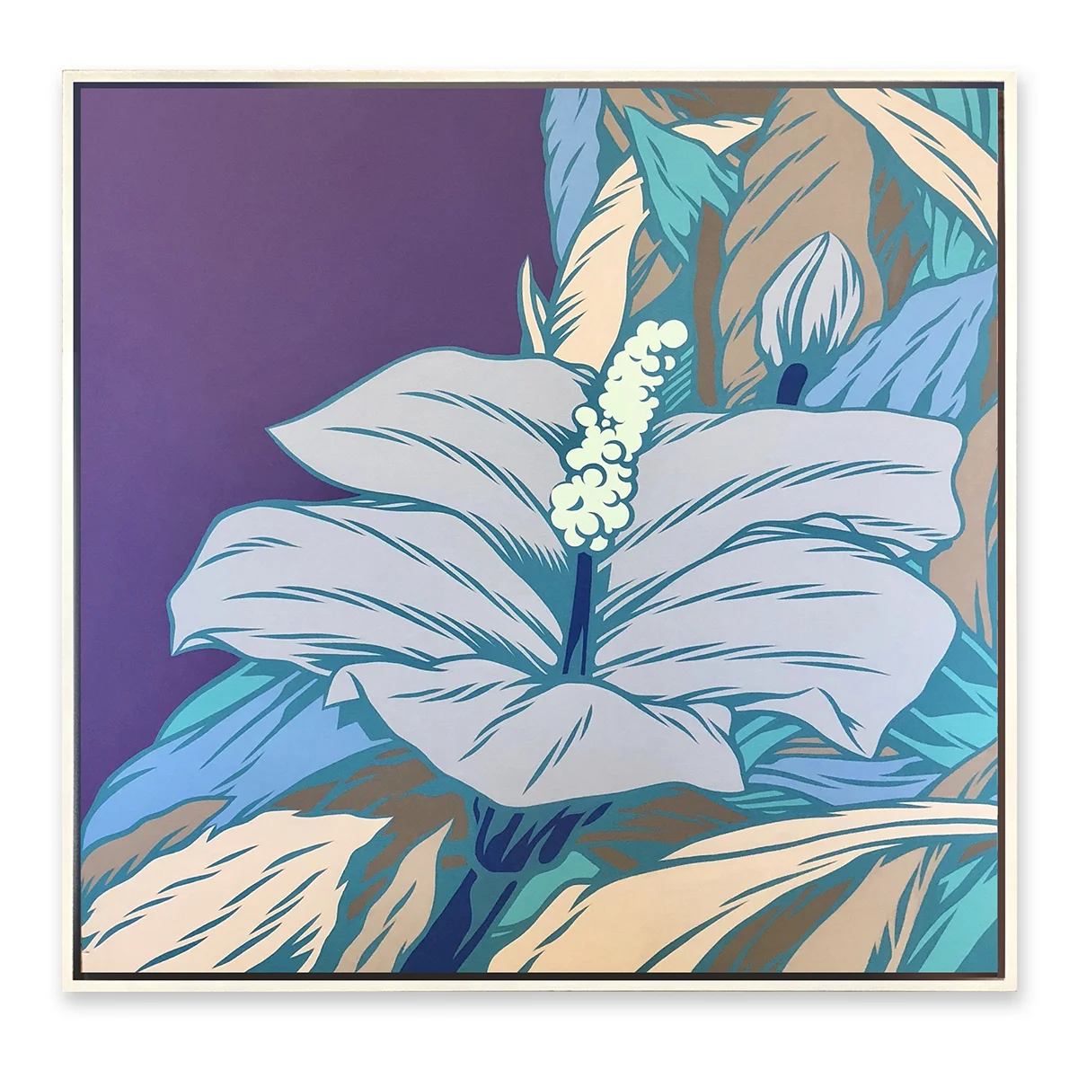 "A Hidden River" Acrylic & Cel Vinyl on Canvas- 2018.