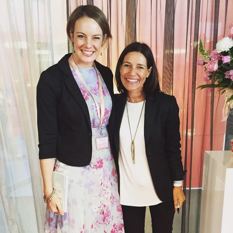 Meeting Kate James and clutching at her newest book, Be MindFul and Simplify Your Life