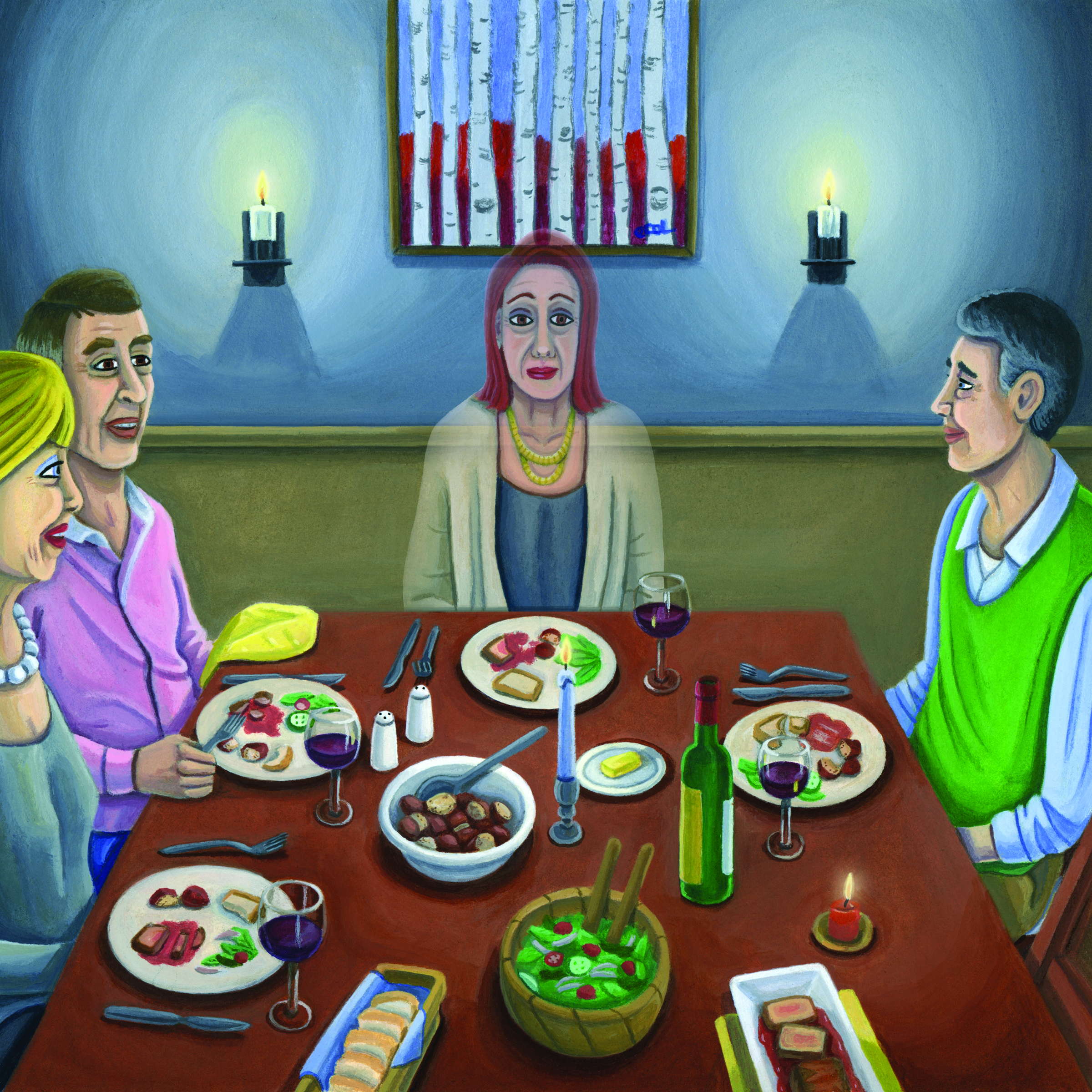 American Journal of Nursing | acrylic on illustration board