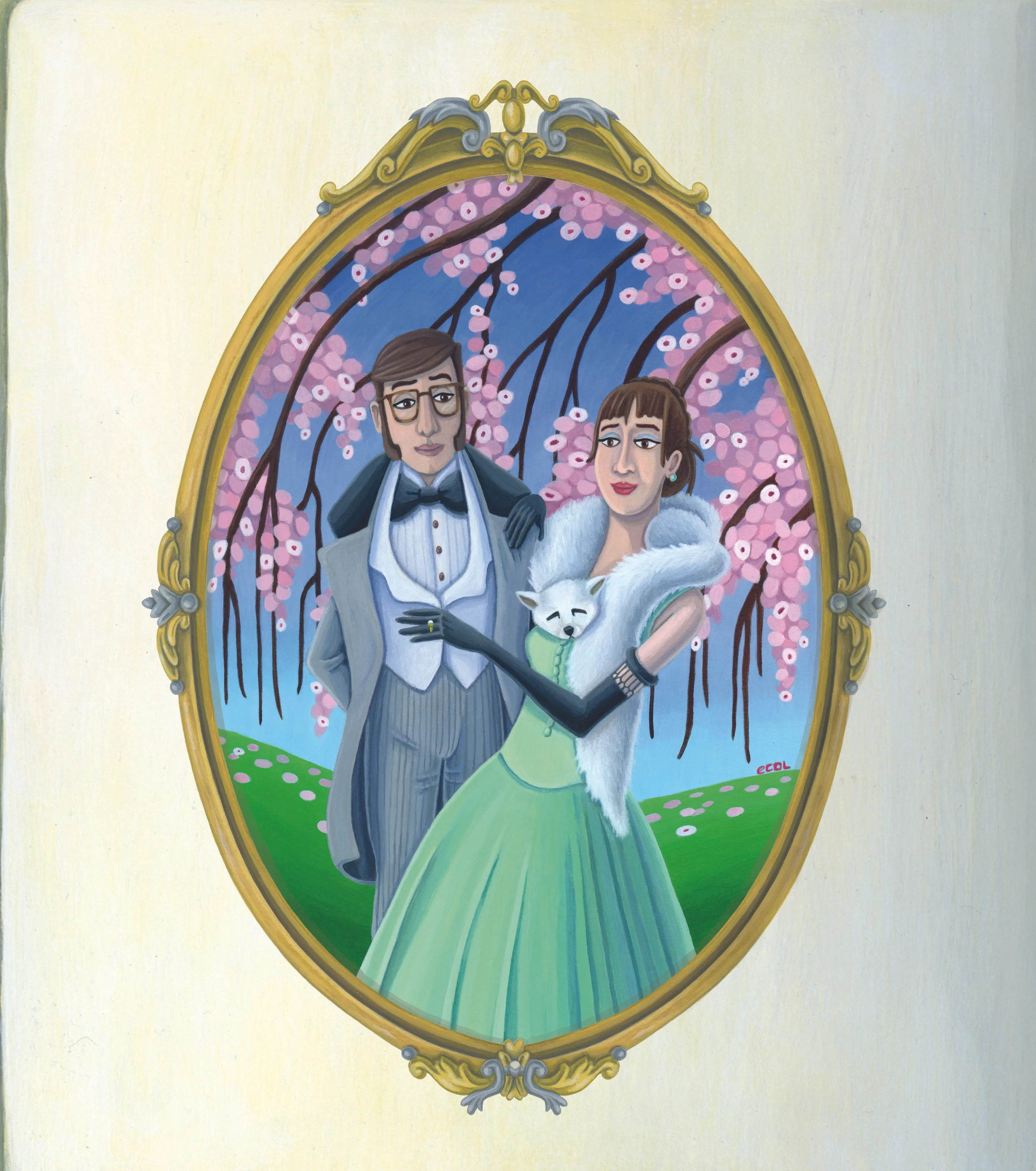 Save the Date | acrylic on illustration board
