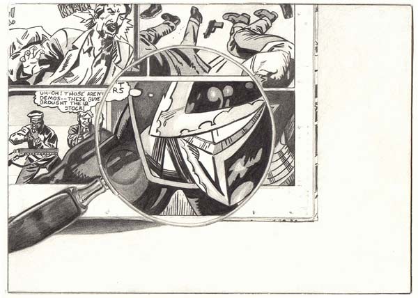 Comic Book w/ Magnifying Glass