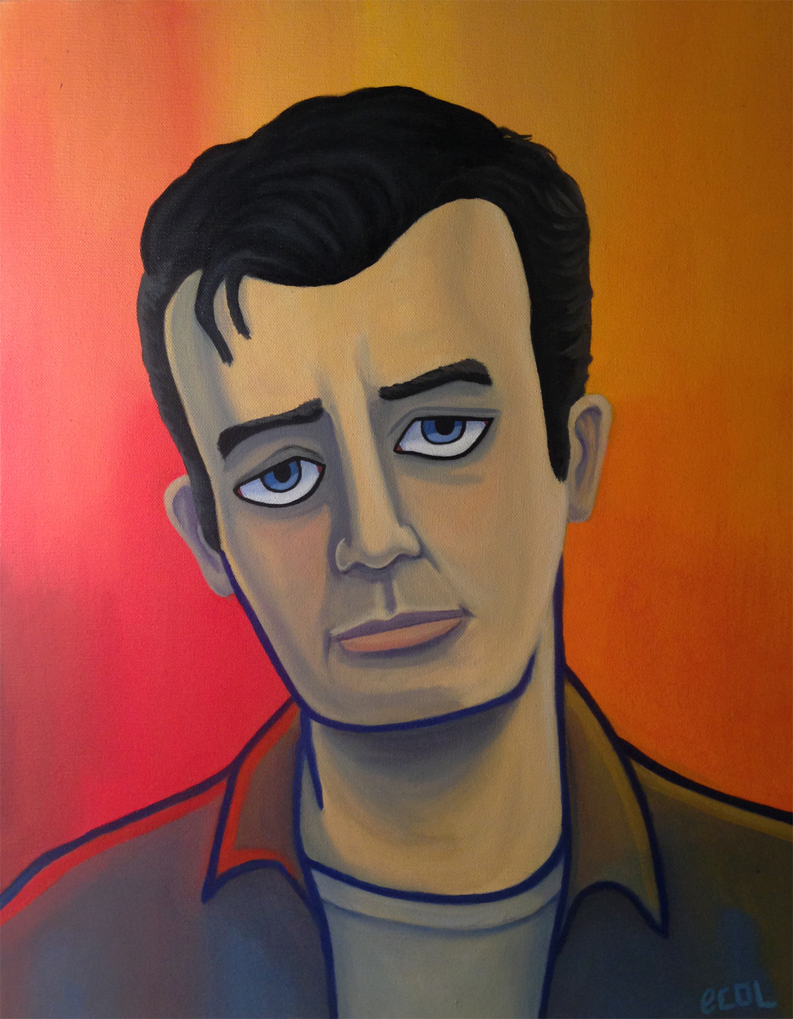 Jack Kerouac | oil on canvas