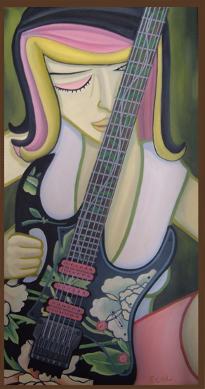 Guitar 2 | oil on canvas
