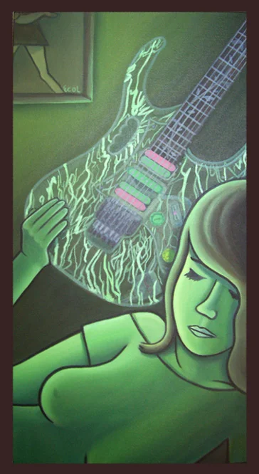 Guitar 3 | oil on canvas