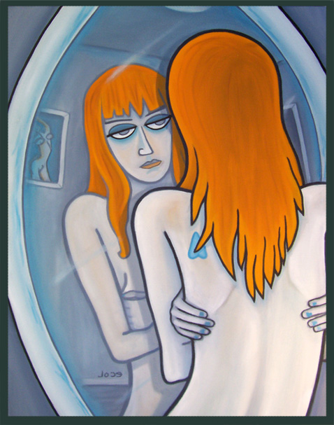 Mirror | oil on canvas