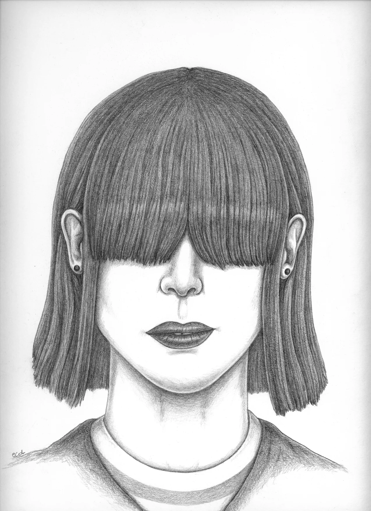 Lucy Loud (a realistic take on the animated character from the show, The Loud House)