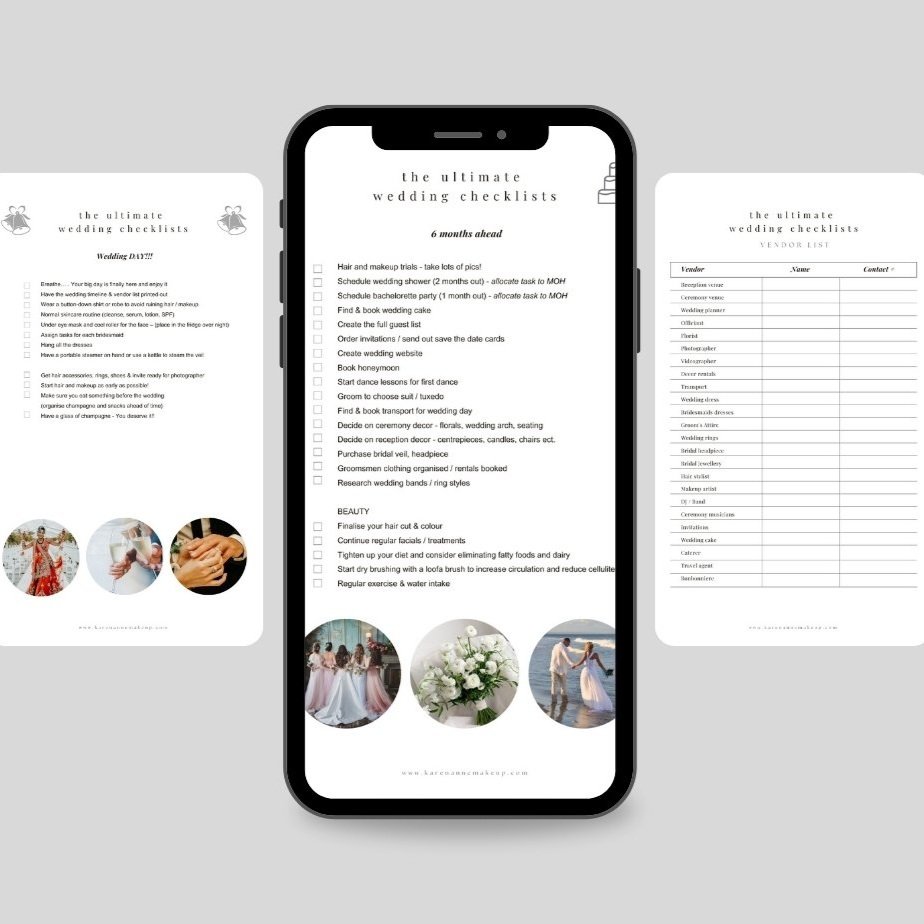 Downloadable Wedding Checklist