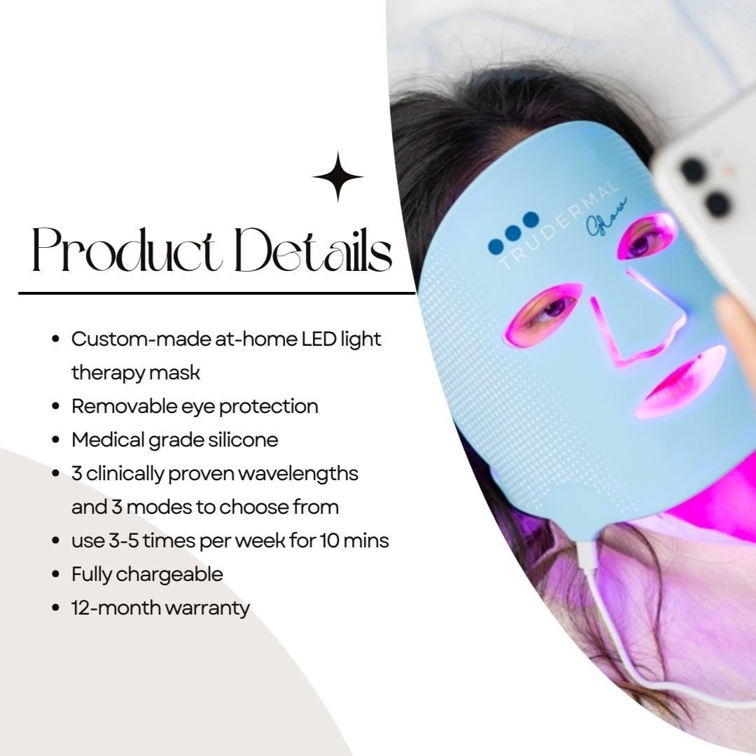 Trudermal Glow LED Face Mask Details