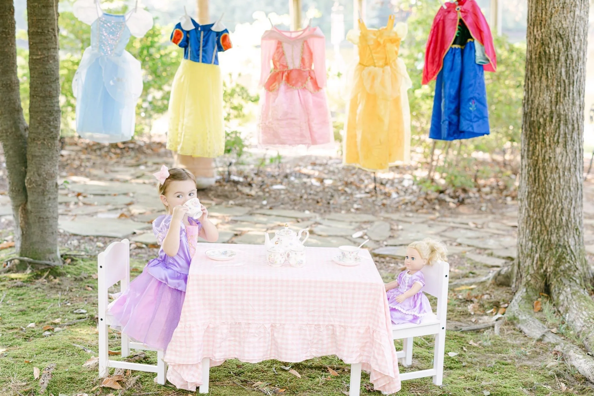 Ann Clark&rsquo;s third birthday! I love that Taylor wanted to have this season of her girl&rsquo;s love for princesses, baby dolls, and tea parties documented well. How fun and special! 👑💕🫖