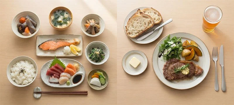 Comparison of Japanese and Australian lifestyle habits including diet and exercise