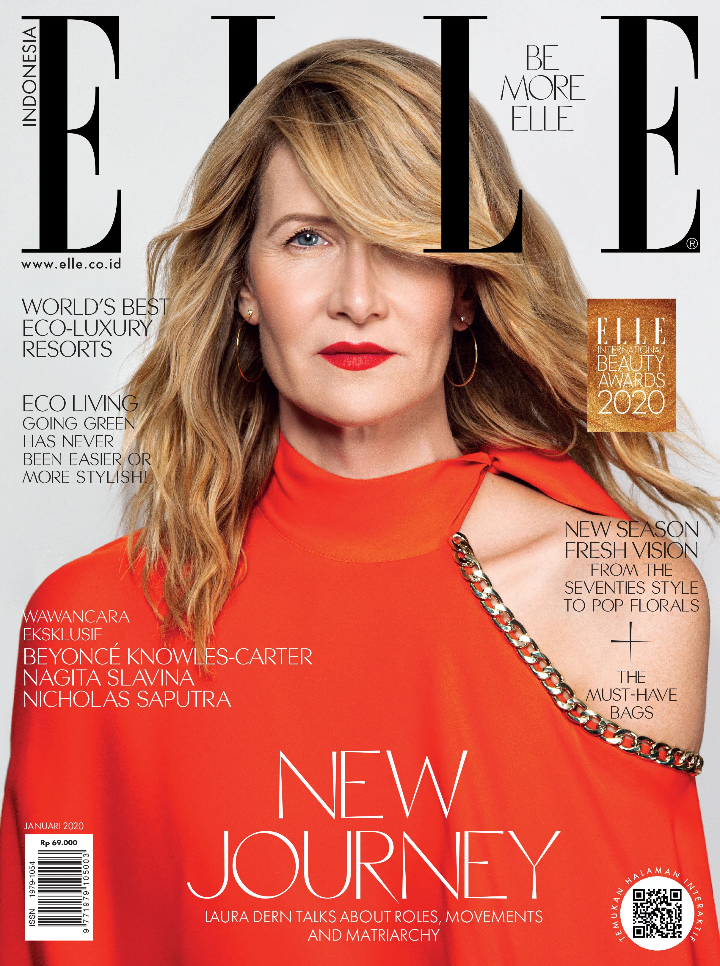 Thom Kerr Laura Dern Elle Indonesia Cover