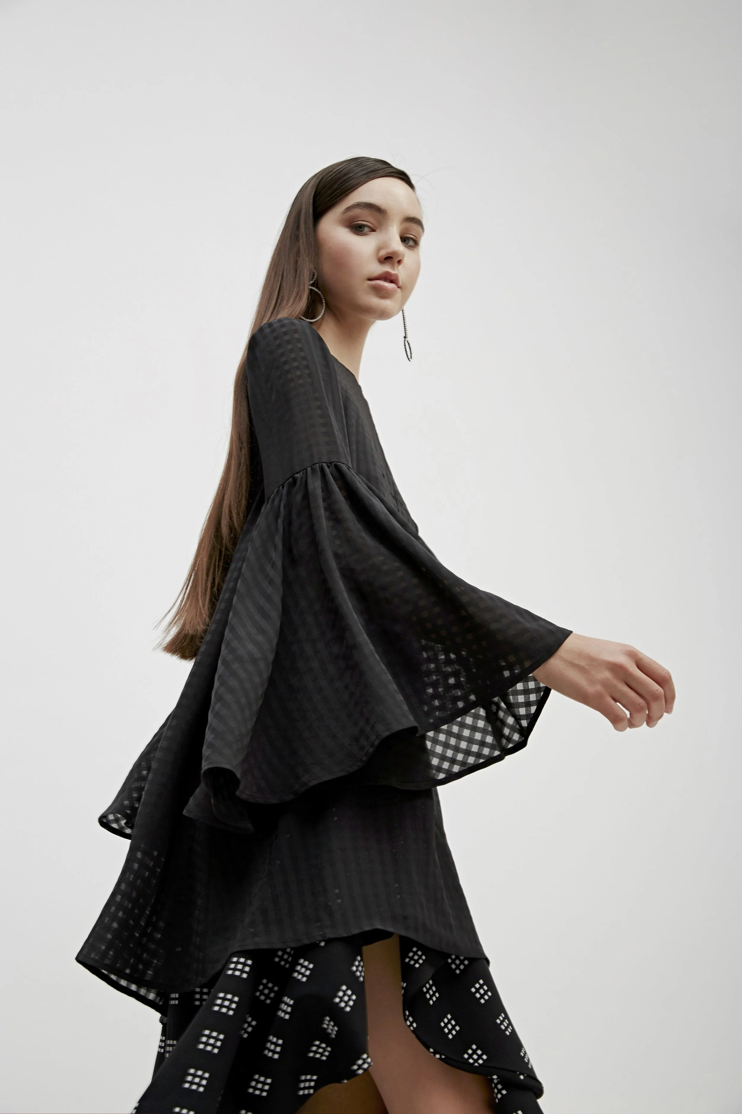 The Fifth In Theory Dress + C/MEO Spelt Out Print Skirt