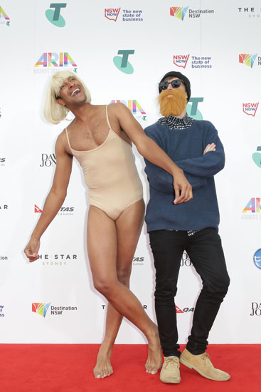 The breakky boys provide the lols yet again with Matt dressed as Maddie Ziegler from Sia's Chandelier music video and Alex paying homage to multi ARIA award winner Chet Faker.