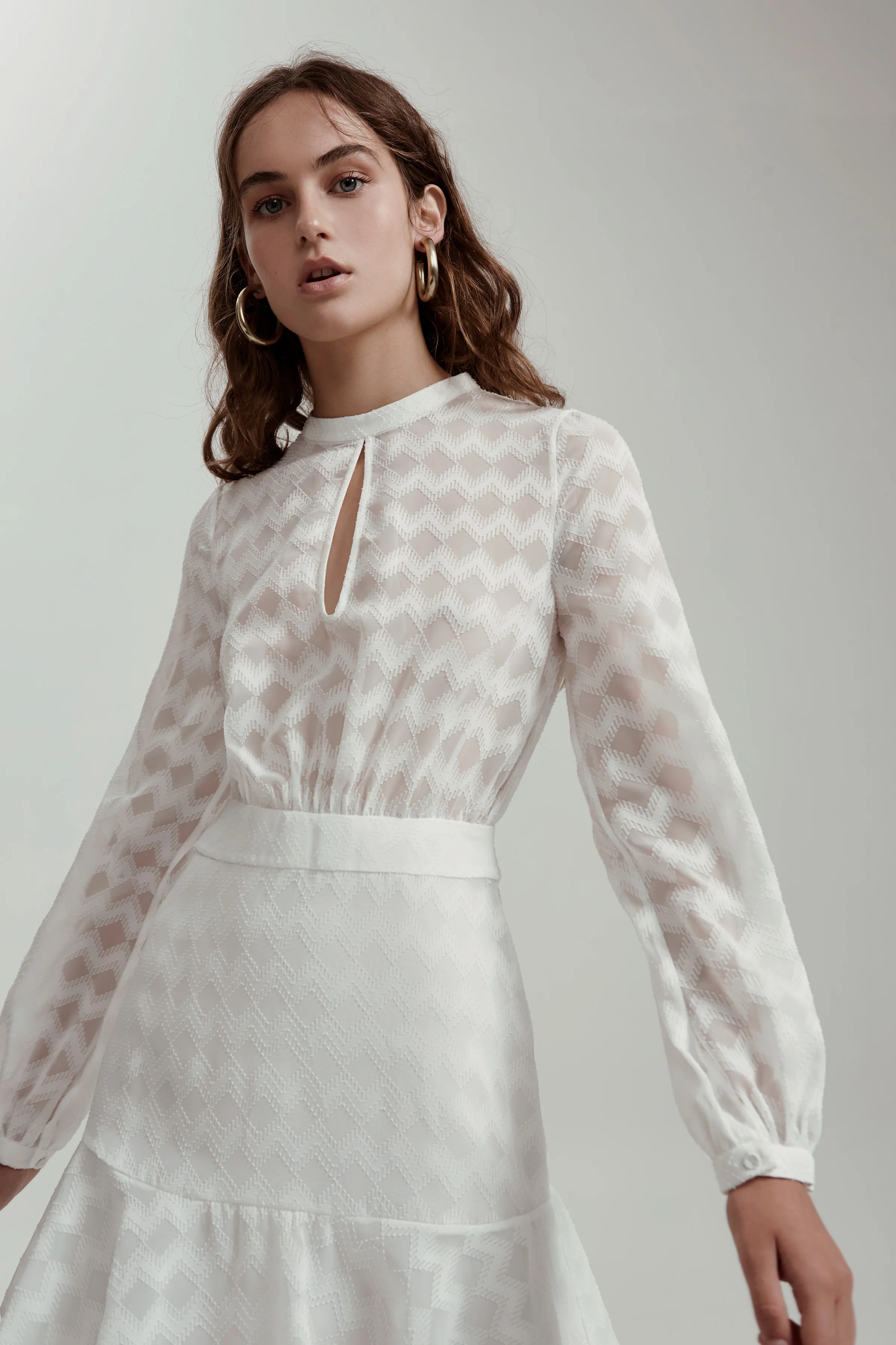 Shop Finders Ascot Long Sleeve Dress.