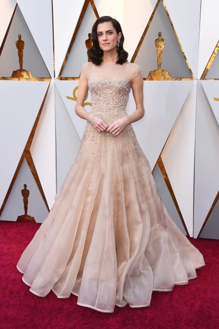 Allison Williams in Amarni Privé Couture. Image: Jordan Strauss