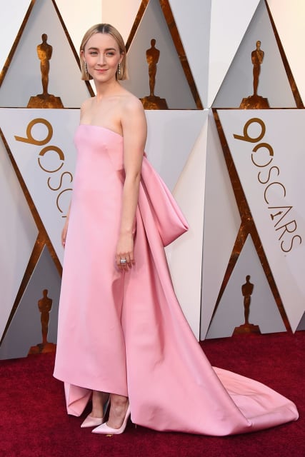 Saoirse Ronan in Calvin Klein by appointment. Image: Jordan Strauss.