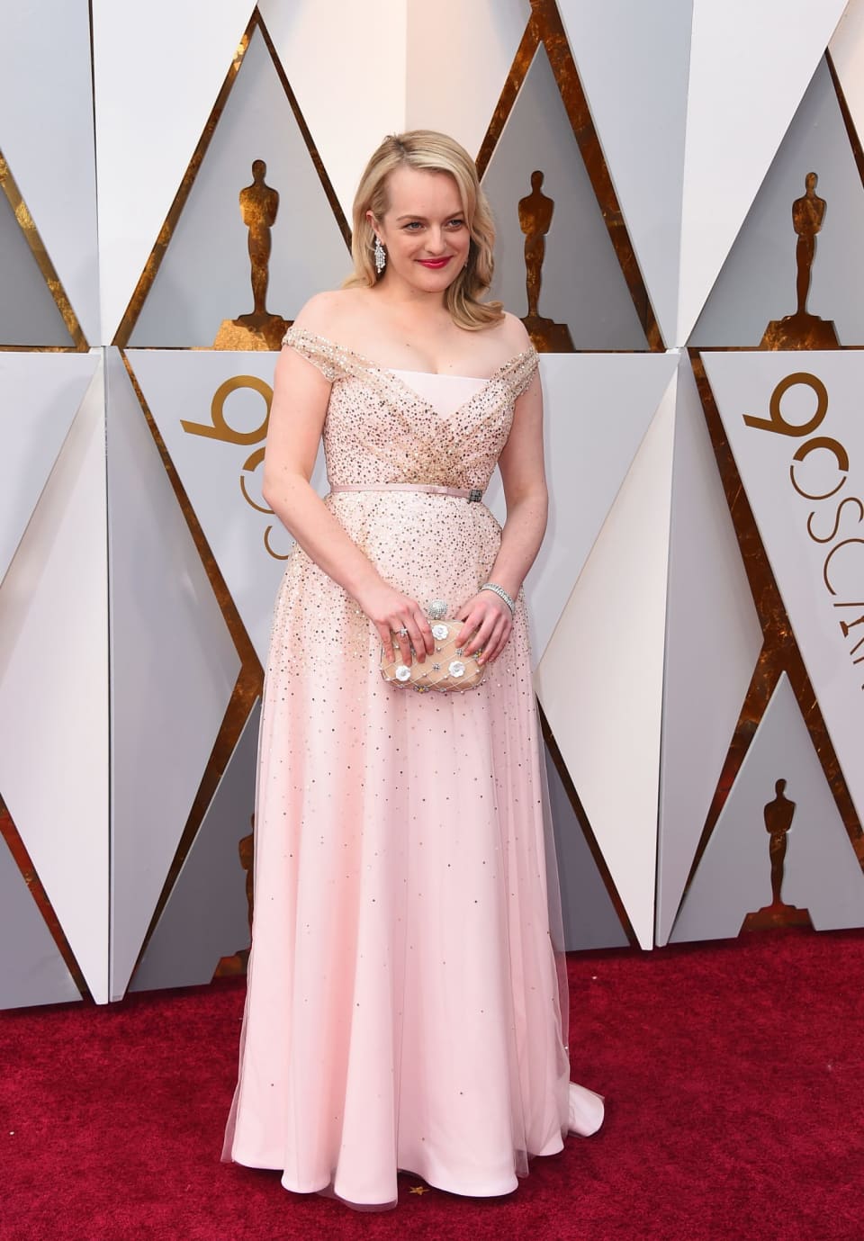 Elisabeth Moss in Christian Dior. Image: Jordan Strauss