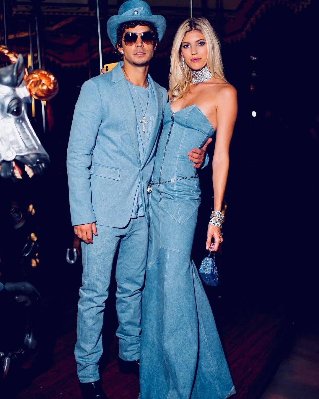 Johnny Dex + Devon Windsor as Justin Timberlake + Britney Spears // via instagram.com/devwindsor