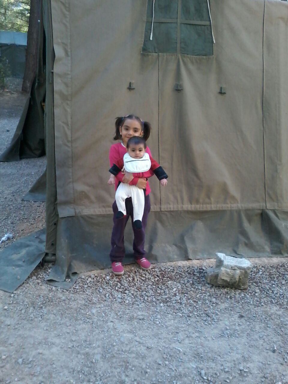 2 Beautiful Children in Greece, we have helped to support and their families since February 2016