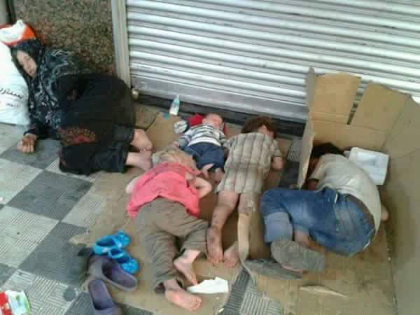 One of many refugee families living on the streets of Athens, help us to put more families in accommodation.