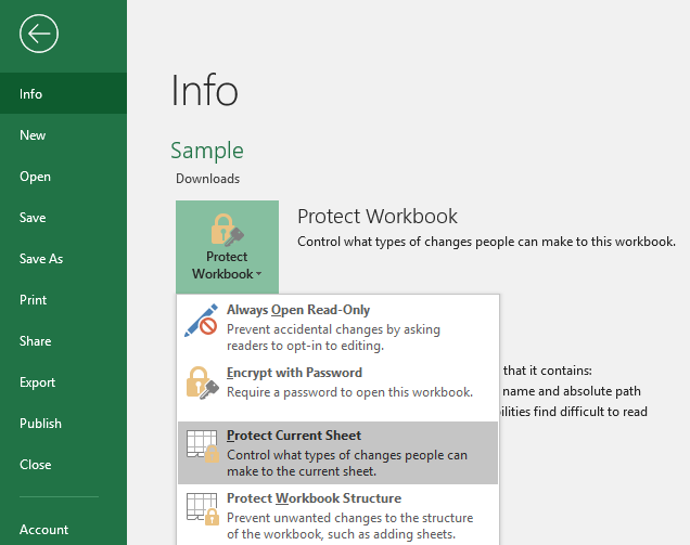 How to Lock Cells in Excel — Excel Dashboards VBA